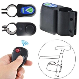 DJYD Bike Lock DJYD Wireless Vibration Alarm Lock Bicycle Bike Security System with Remote Control Anti-Theft Cycling Accessories Lock FDWFN (Color : Black)
