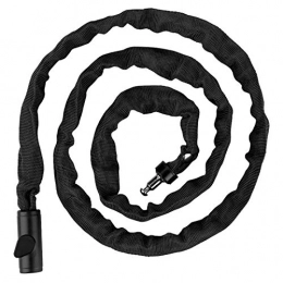 DLRSET Accessories DLRSET Bike lock， Anti-Theft Outdoor Bike Chain Lock Electrombile Motorbike 60 / 90 / 120 / 150cm (Color : Black 150cm)