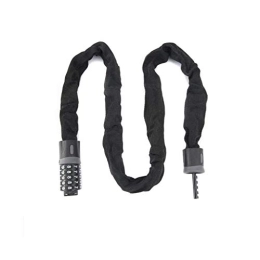 DYTWXG Accessories DYTWXG Bicycle lock Bicycle Lock, Mountain Bike 5-digit Combination Lock, Anti-theft Lock, Chain Lock, Suitable for Electric Motorcycles, Gates, A Variety of Sizes Are Available (Size : 60cm)