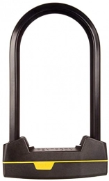 Eclypse U220 Bike U Lock | Widest Heavy Duty Bicycle Lock with Double Deadbolt & Pentagonal Crossbars - Black