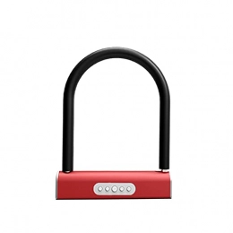 ELAULA Accessories ELAULA Bike Lock Security Anti-theft Password Lock Bike Locks Intelligent Bluetooth Keyless U-Lock Glass Door Motorcycle Anti-Theft Lock