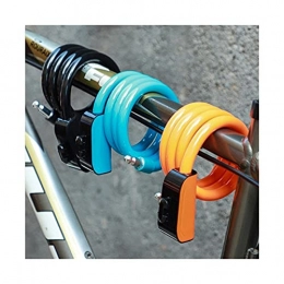 ELAULA Accessories ELAULA Bike Lock With Key Bike Locks Fiets Kabel Lock Outdoor Fietsen Anti-Diefstal Slot Met Staaldraad Beveiliging Accessoires Mtb Fietsslot Anti Vol Moto (Color : Green)