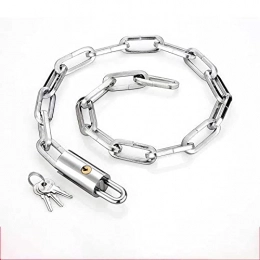 FMGFGFMG Bike Lock FMGFGFMG Safety Bicycle Chain Lock Home Iron Chain Lock Anti-theft Lock Anti-shear Extended Chain Suitable for Motorcycles, Bicycles, Generators, Doors, Bicycles, Scooters (Size : 100cm)