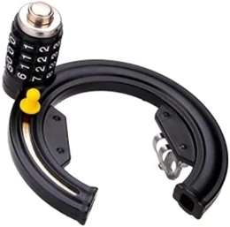  Accessories Foldable Bike Cable Lock, Horseshoe Lock Anti-theft Lock 4-digit Combination Lock Mountain Bike Fixed Anti-shear Ring Lock