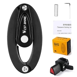 DXSE Accessories Foldable Bike Lock Anti-Theft MTB Road Bicycle Password Lock Scooter Electric E-Bike Chain Lock Cycling Accessories