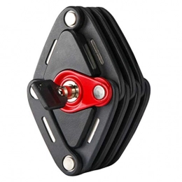 Zyj stores-Cable Locks Accessories Folding Bicycle Lock Heavy Chain Lock 2 Key Strong Security Anti-theft Bicycle Motorcycle Lock
