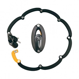JAHUL Bike Lock Folding Bike Lock, Bike Chain Lock, Heavy Duty Alloy Steel, Bicycle Foldable Lock with Mounting Bracket, Anti-Theft Strong Security, with 3 Keys, 85cm / 33in Long