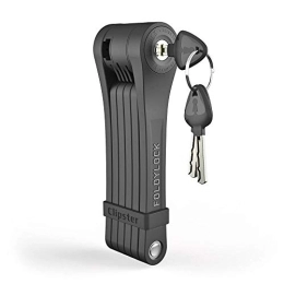 SeatyLock Bike Lock Foldylock Clipster Folding Bike Lock | Wearable Compact Bicycle Scooter Unbreakable Security Locks | Smart Uncuttable Metal Biking Accessories | Weight 900 gr. - Circumference 85cm (BLACK)…