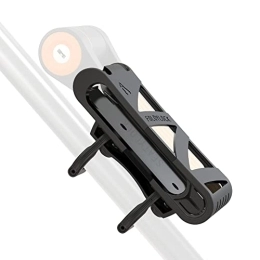 SeatyLock Bike Lock FOLDYLOCK Compact Bike Lock Carrying Case Black | Extreme Bike Lock Case Holder Kit (1 Pack)