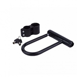 FYBYKGT Accessories FYBYKGT Bike U Lock Bicycle Cycling Steel Anti Theft Bicycle Security Lock Cycling Safety Accessory with Mounting Bracket Key