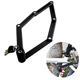 GHJKBJ Accessories GHJKBJ Bike Lock, Anti Theft 6 Joints Foldable Bike Lock High Strength Bicycle Lock
