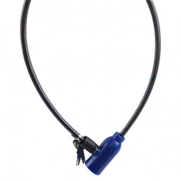 GHJKBJ Accessories GHJKBJ Bike Lock, Bicycle Lock Exquisite Steel Cable Lock Outdoor Supplies anti-theft Lock Mountain Bike Wire Lock (Color : Black)
