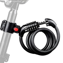Gmjay Bike Lock Gmjay Steel Cable Lock For Bicycle Anti-Theft Safety Code Password Lock MTB Road Bike Stainless Bicycle Accessories