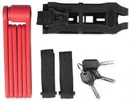 Gregster Accessories Gregster Bike Lock - Solid Folding Bicycle Lock - Includes Three Keys and Holster - Transport Size