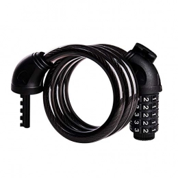 Guoz Bike Lock Guoz Bike Lock With 5-Digit Resettable Number, Bicycle Lock Combination Cable Lock Lightweight And Security, For Bicycle, Scooter, Other Items That Need To Be Secured