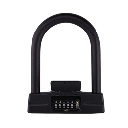 LYHELYJ Accessories Heavy Duty 5-Digit Bicycle Bike Combination U-Lock Bike Bicycle Motorcycle Cycling Scooter Security Steel Chain Lock