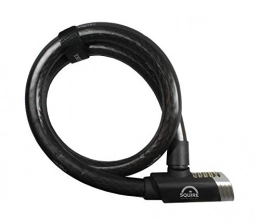 Henry Squire Bike Lock Henry Squire Mako Armoured Combination Cable Lock and Bracket for Bicycle, 1200 mm (Length) x 25 mm (Diameter)
