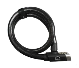 Henry Squire Bike Lock Henry Squire Mako Armoured Combination Cable Lock and Bracket for Bicycle