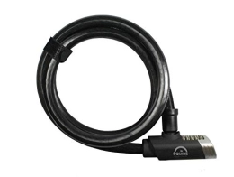 Henry Squire Bike Lock Henry Squire Mako Combination Cable Lock and Bracket for Bicycle, 1800 mm Length x 18 mm Diameter