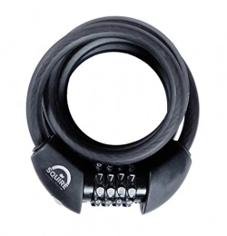 Henry Squire Bike Lock Henry Squire Zenith Combination Cable Lock with LED, 1800 mm Length x 12 mm Diameter