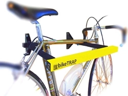 High Security Anti-Theft Padlock and Wall Mount for Bicycles bikeTrap.Keep your bike safe.