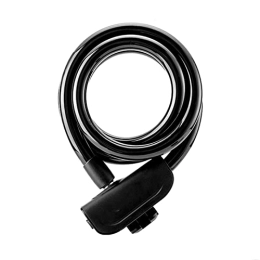 HIPIPES Accessories HIPIPES Spiral Bike Lock Professional Anti Theft Spiral Cable Lock, Perfect for Securing Items Like Helmets, Saddles And Other Things To Every Kind of Bicycle, Black