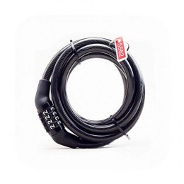 HJTLK Bike Lock HJTLK Cycling Cable Locks, 4 Digit Code Combination Bicycle Security Lock Bike Cable Basic Self Coiling Resettable Combination Cable