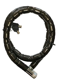 HoitoDeals Bike Lock HoitoDeals 1.2M Metal Cable Chain Lock Heavy Duty Bike Bicycle Motorbike Padlock (Black)