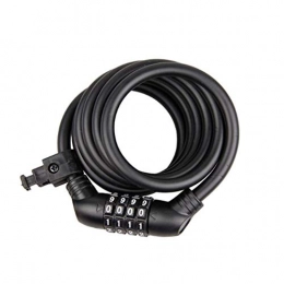 Huanxin Bike Lock Huanxin Bicycle Cable Lock, 4 Digit Resettable Combination Coiling Bike Cable Lock, 1.5M / 5Ft Bike Chain Lock, for Bicycle, Mountain Bike, Scooter, c