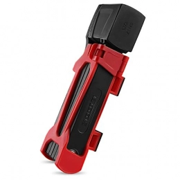 Huanxin Bike Lock Huanxin Bicycle Lock / Folding Lock / Secure Folding Lock with Comfortable, Very Light & Compact Joints Bicycle Lock Anti-Theft Only 883G, Red