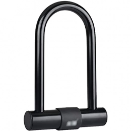 InChengGouFouX Bike Lock inChengGouFouX Easy to Carry Electric Bicycle U-shaped Lock Bicycle Bicycle Portable Lock Riding Accessories Popular Bicycle Locks (Color : Black, Size : 12.2x18.5cm)
