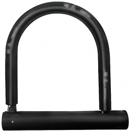 InChengGouFouX Accessories inChengGouFouX Easy to Carry Electric Bike U-shaped Lock Motorcycle Lock Bike Lock Riding Accessories Popular Bicycle Locks (Color : Black, Size : 21x19.6cm)