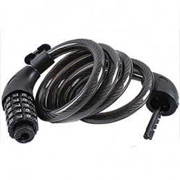 IOIOA Accessories IOIOA Bike Lock Cable High Security Cycling Lock 5-Digitls Codes Resettable 100, 000 Codes for Bike Cycle, Moto, Door, Gate Fence, 1.2Mx12mm