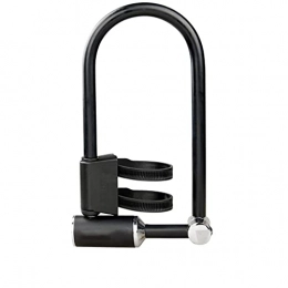JHTD Bike Lock JHTD Anti-Theft and Strong U-Lock Bicycle Lock Mounting Bracket Durable and Anti-Theft Motorcycle and Bicycle Lock