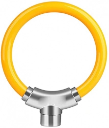 JIAChaoYi Accessories JIAChaoYi Bicycle Lock, Anti-Theft Steel Cable Lock, Portable Mini Ring Lock Mountain Road Bike Riding Equipment Accessories(Color:Orange)