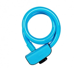 JIEYANG Accessories JIEYANG Bicycle Lock 1.2m Safety Bike Cable Lock MTB Road Bike Motorcycle Lock Bicycle Accessories (Color : Blue)