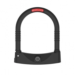 JKLP Accessories JKLP Intelligent fingerprint bicycle lock, U-lock bicycle lock is most suitable for bicycle and motorcycle outdoor, waterproof