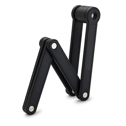 Jnsio Accessories Jnsio Bike Foldable Lock Heavy Duty 4-Digit Resettable Combination Locks Anti-Theft Strong Security Storage Mounting Bracket Unfolds To 33" / 85Cm for Bicycle Electric Motorcycle
