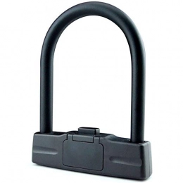 Jtoony-SP Accessories Jtoony-SP Bike U Lock Bicycle Lock Aluminum Lock U-lock Cycling Lock Cable Lock (Color : Black, Size : One size)