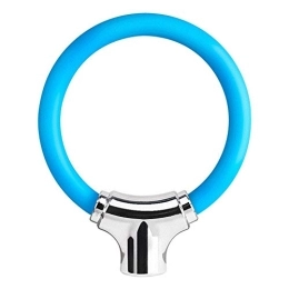 JTRHD Accessories JTRHD Bicycle Lock Bicycle Wheel Lock Mountain Road Bike Portable Mini Bike Ring Lock for Motorcycle, Scooter, Bike (Color : Blue, Size : One Size)