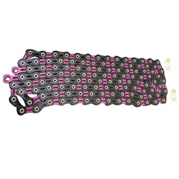 kaakaeu Accessories kaakaeu 11 Speeds 116 Link Professional & Ultralight & Superior Shifting Performance Bicycle Chain - Hollow Steel Mountain Bike & Road Bicycle Modification Replacement Part Black Pink