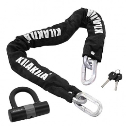 KILAKILA Accessories KILAKILA Security Chain Lock Heavy Duty Bike Lock 12mm Bicycle Lock Motorbike Lock Disc Lock with 16mm U Lock 3-Feet