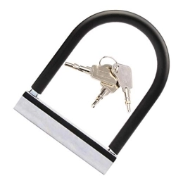 KJGHJ Accessories KJGHJ 1 Pc Pocket U-Lock Bike Lock Anti Theft Bicycle Lock With U Lock Shackle For Outdoor Cycling Security U-Lock (Color : As Shown)