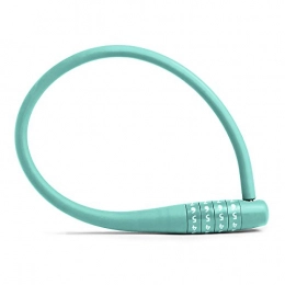 KNOG Bike Lock Knog Lock Cable 62cm Party Combo (Turquoise)