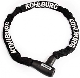 KOHLBURG Accessories KOHLBURG long chain lock - 107 cm long & 6 mm thick chain - bike lock with quick-locking mechanism and keys for bike