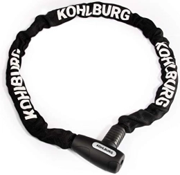 KOHLBURG Bike Lock KOHLBURG Long Chain Lock - 107 cm Long and 6 mm Thick Chain - Clickable Bicycle Lock with Key for Bicycle