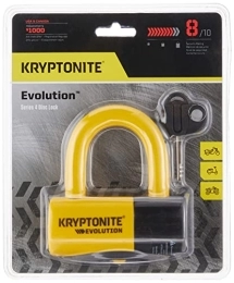 Kryptonite Accessories Kryptonite 999614 Evolution Series-4 Yellow 14mm Disc Lock - yellow / black