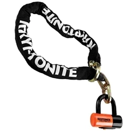 Kryptonite Accessories Kryptonite New York Noose (12 mm / 130 cm) - with Ev Series 4 Disc Lock Sold Secure Gold, One Size, 999546