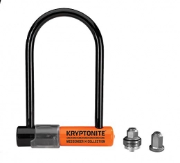 Kryptonite Bike Lock Kryptonite Unisex Messenger M9 Mini Wheelnutz, Black / Orange