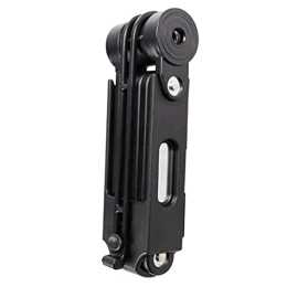 lefeindgdi Heavy-Duty Industrial Bike Lock, Cutter-Proof 6-Section Folding Key/Combination Lock High Hardness Cycling Accessories